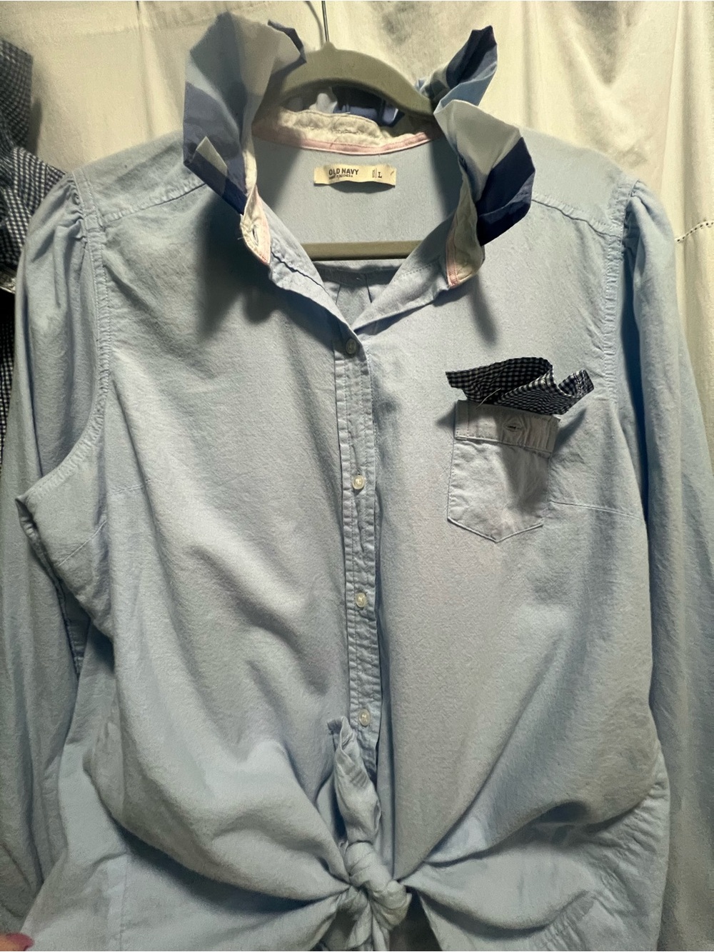 Women’s custom upcycled reworked blouse